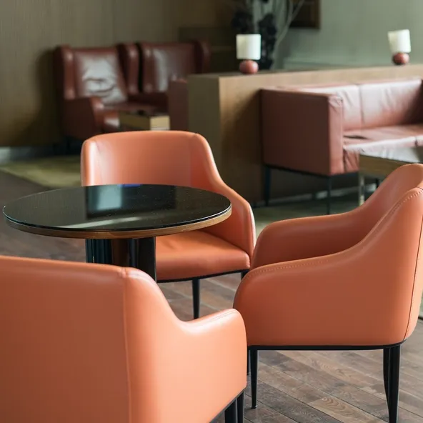 Ambla Contract Fabrics - Richmond Mango - Lounge Seating